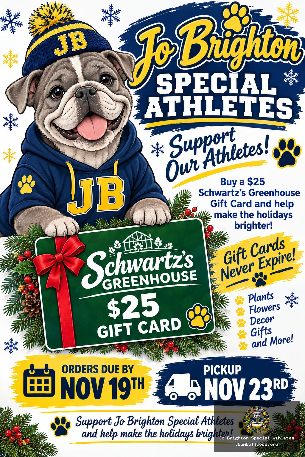 Schwartz's Greenhouse Gift Card Funderaiser